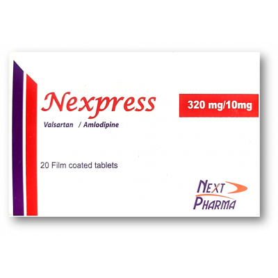 NEXPRESS 320 / 10 MG ( VALSARTAN  / AMLODIPINE ) 20 FILM-COATED TABLETS